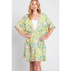 Floral Yellow Coverup